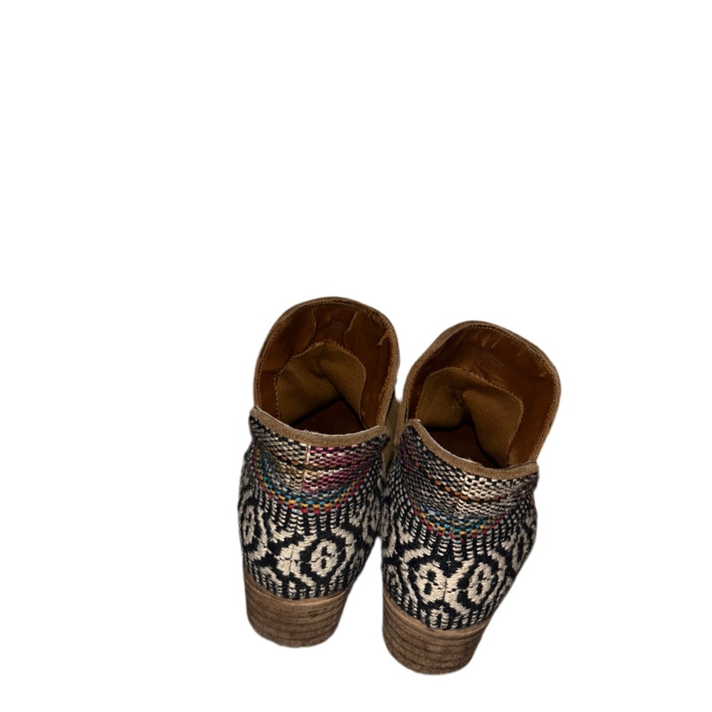 Multicolor Patterned Ankle Boots - Picture 2 of 2